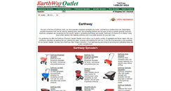 Desktop Screenshot of earthway-outlet.com