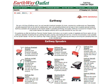 Tablet Screenshot of earthway-outlet.com